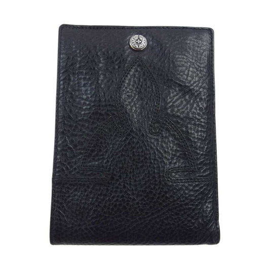 CHROME HEARTS クロムハーツ（原本無） WLT AINT NOTHIN 2 DO フレアニー キャッシング イン レザー ウォレット 財布 ブラック系【中古】