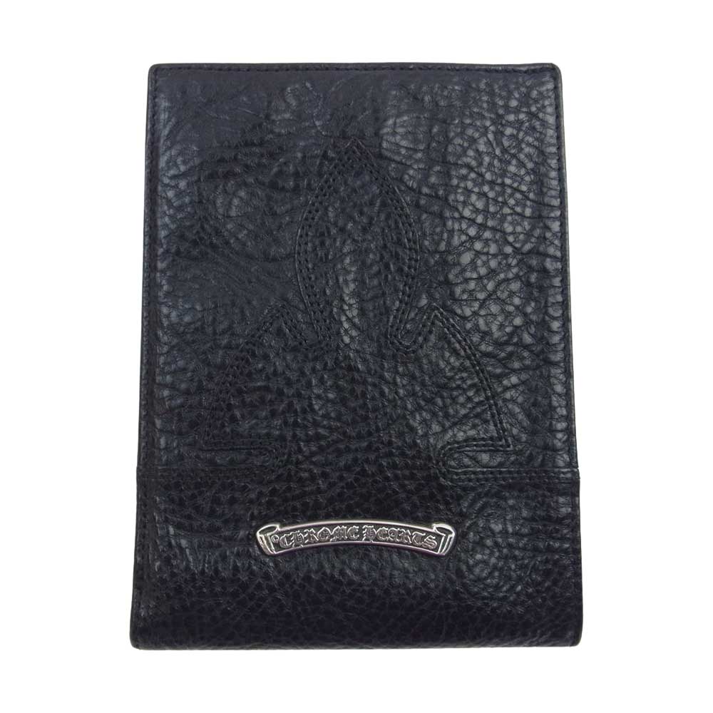 CHROME HEARTS クロムハーツ（原本無） WLT AINT NOTHIN 2 DO フレアニー キャッシング イン レザー ウォレット 財布 ブラック系【中古】