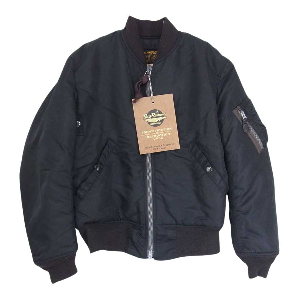 Buzz Rickson's バズリクソンズ BR11180 WILLIAM GIBSON COLLECTION ウィリアム ギブソン MA1 フライトジャケット ブラック系 34【中古】