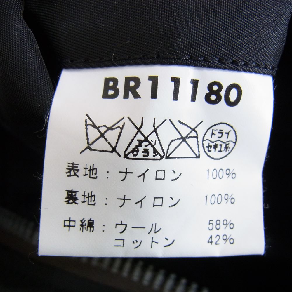 Buzz Rickson's バズリクソンズ BR11180 WILLIAM GIBSON COLLECTION ウィリアム ギブソン MA1 フライトジャケット ブラック系 34【中古】