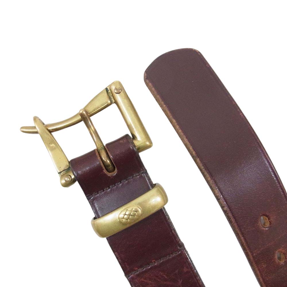 Needles ニードルス Quick Release クイックリリース レザー ベルト  ブラウン系 32/80【中古】