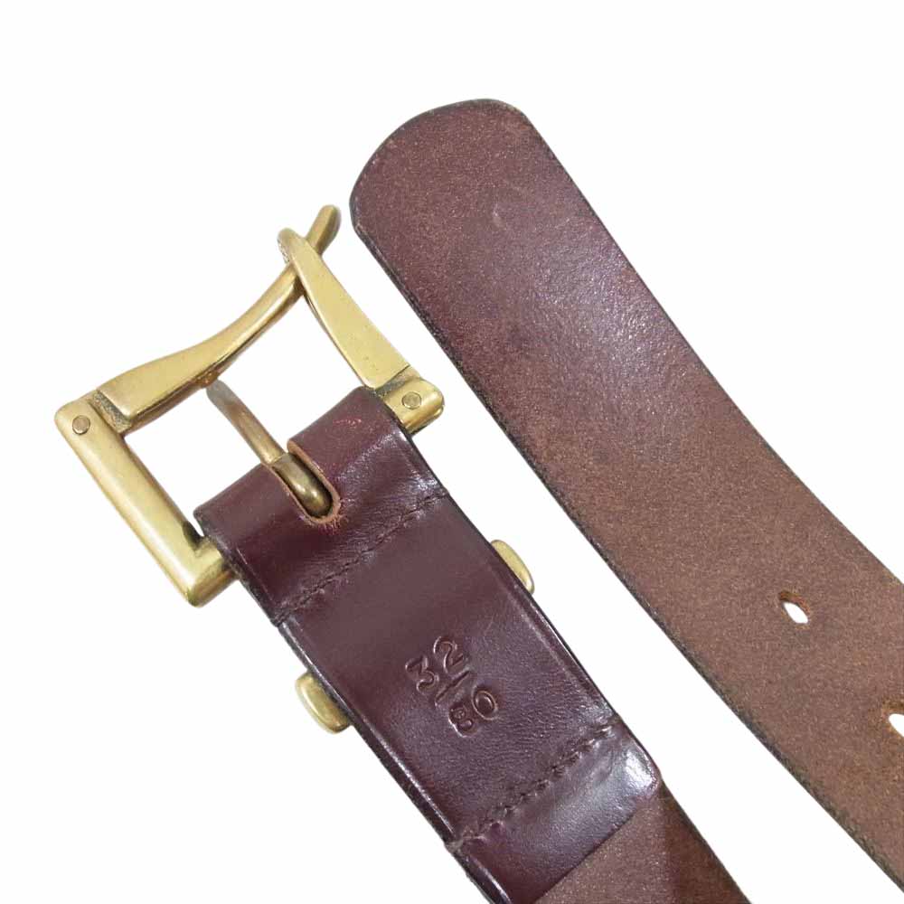 Needles ニードルス Quick Release クイックリリース レザー ベルト  ブラウン系 32/80【中古】