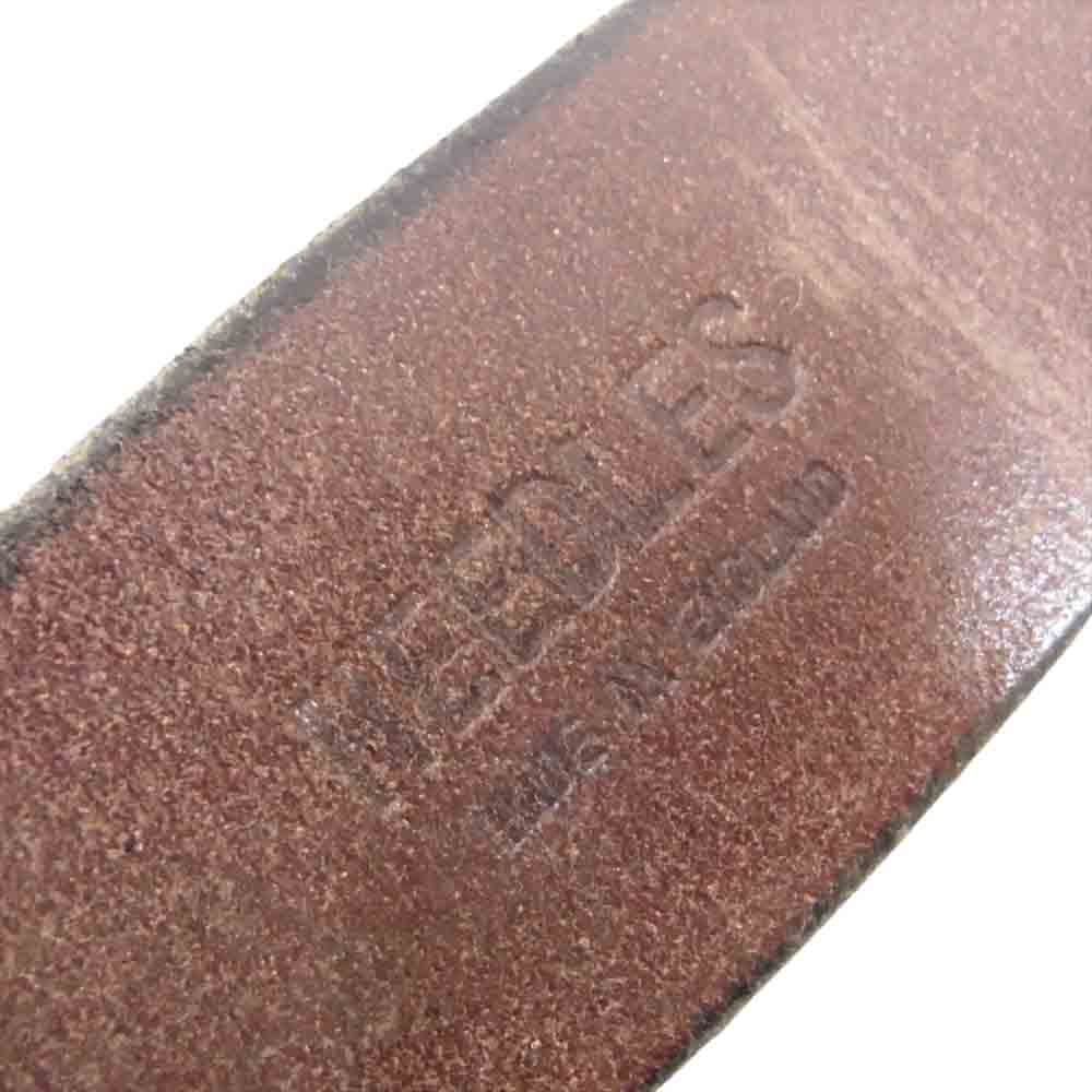 Needles ニードルス Quick Release クイックリリース レザー ベルト  ブラウン系 32/80【中古】