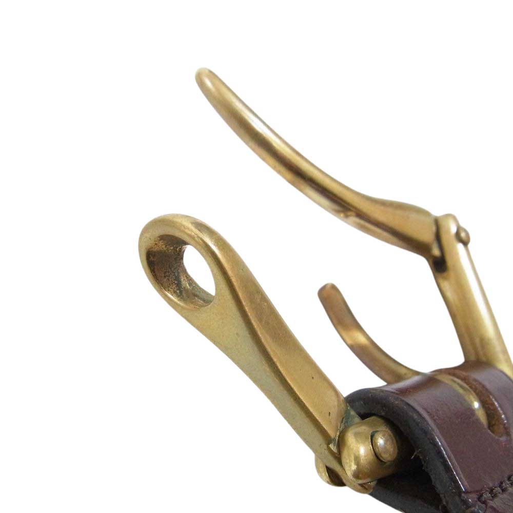 Needles ニードルス Quick Release クイックリリース レザー ベルト  ブラウン系 32/80【中古】