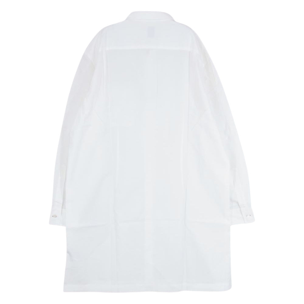 Paul Smith ポール・スミス 103329 672T リヨセル コットン ロングシルエット 長袖 シャツ ホワイト系 L【中古】