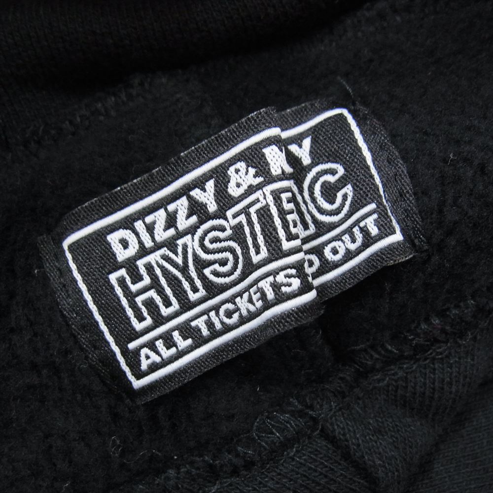 HYSTERIC GLAMOUR ヒステリックグラマー 21AW 02213CE01 HYS LOGO ロゴプリント フード付き スヌード ブラック系 FREE【中古】