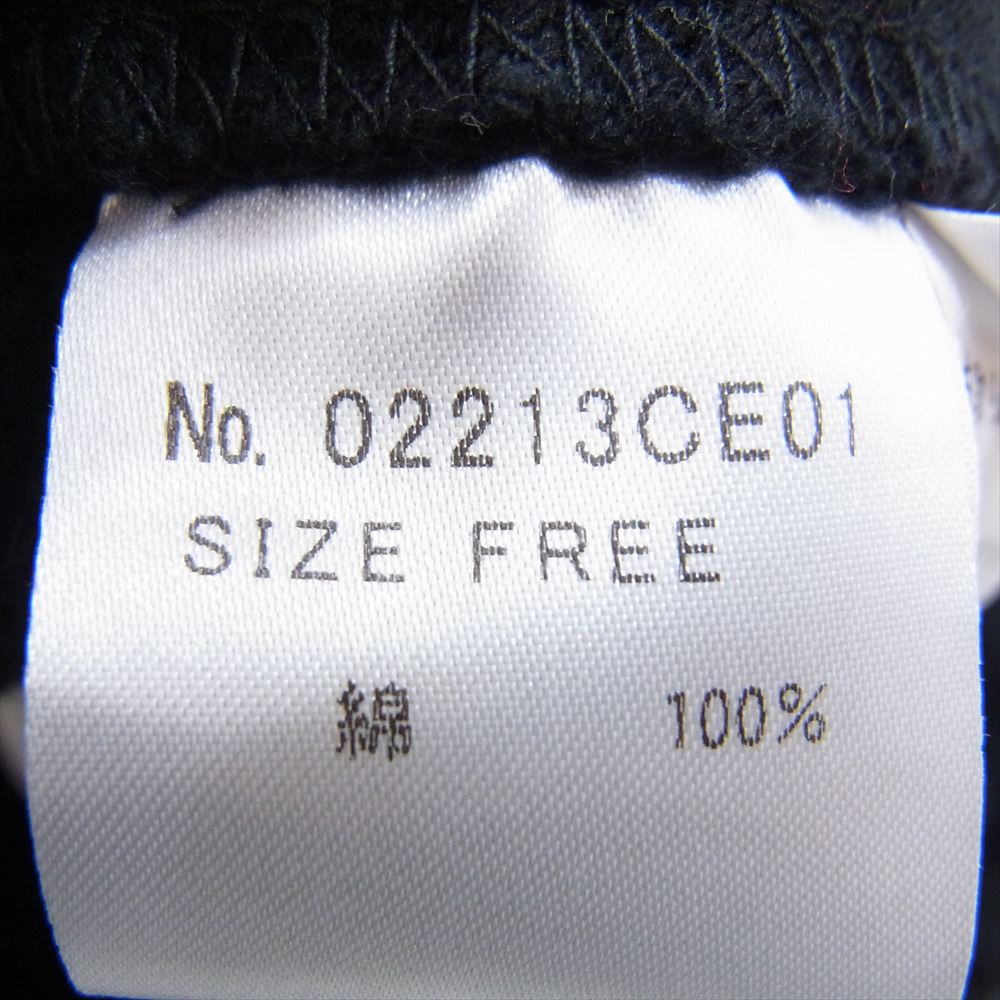 HYSTERIC GLAMOUR ヒステリックグラマー 21AW 02213CE01 HYS LOGO ロゴプリント フード付き スヌード ブラック系 FREE【中古】