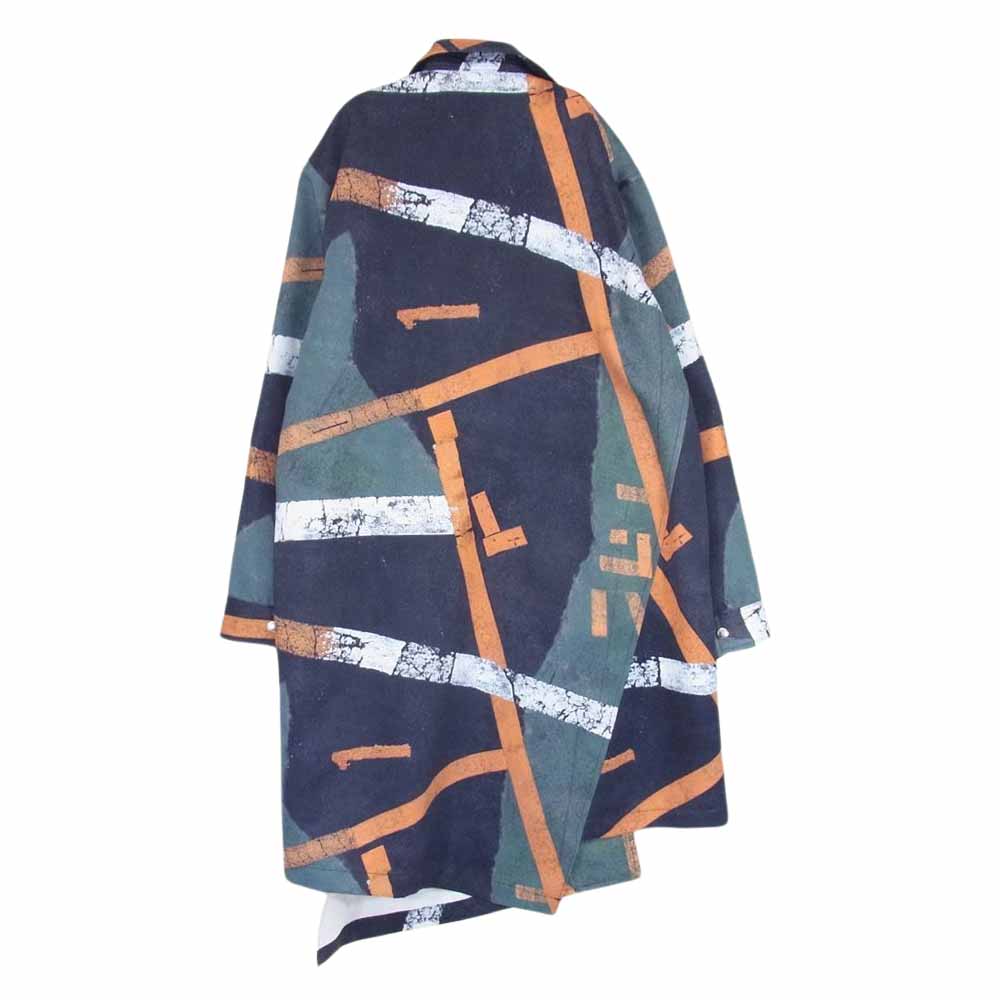 COMME des GARCONS HOMME PLUS コムデギャルソンオムプリュス 18AW PB-J085 総柄 捻れ ツイスト コート マルチカラー系 L【中古】