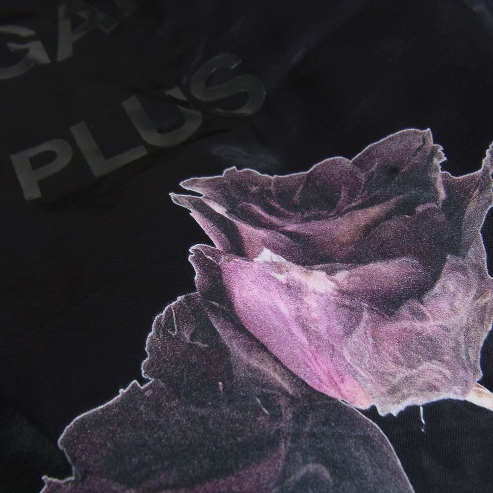 COMME des GARCONS HOMME PLUS コムデギャルソンオムプリュス 22SS 花の存在期 PI-J052 oversized cupro blazer バックローズ プリント キュプラ オーバーサイズ ジャケット コート パープル系 M【中古】