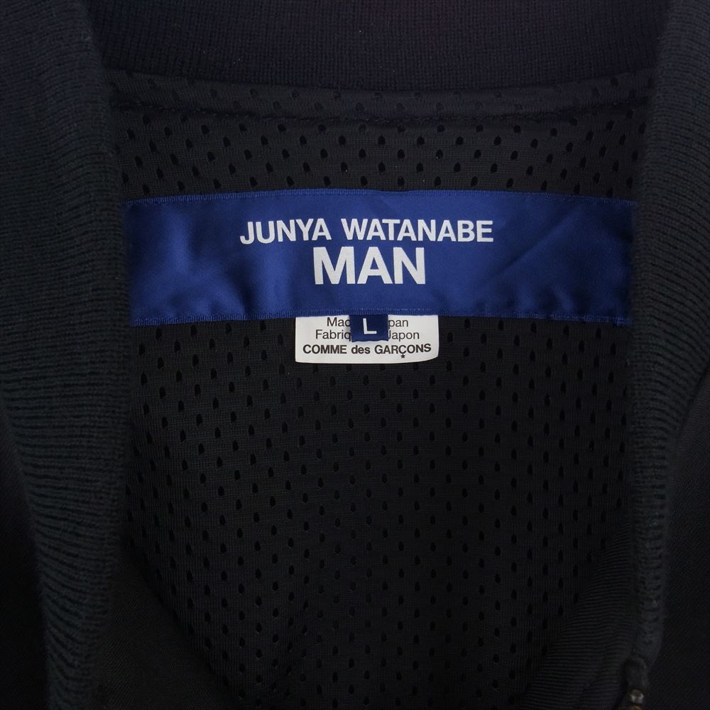 JUNYA WATANABE COMME des GARCONS MAN ジュンヤワタナベコムデギャルソンマン 23AW WL-J033 Wool Serge Bonding Blouson ウールサージ ボンディング ブルゾン MA-1 ブラック系 L【中古】