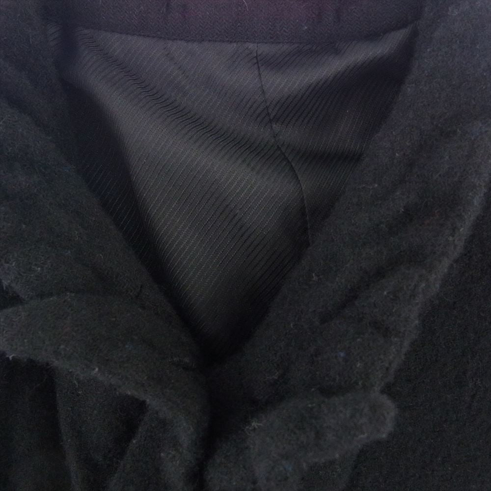 COMME des GARCONS HOMME PLUS コムデギャルソンオムプリュス 21AW PH-J037 INSIDE-OUT COAT ウール縮絨 インサイドアウト リバーシブル コート ブラック系 M【中古】