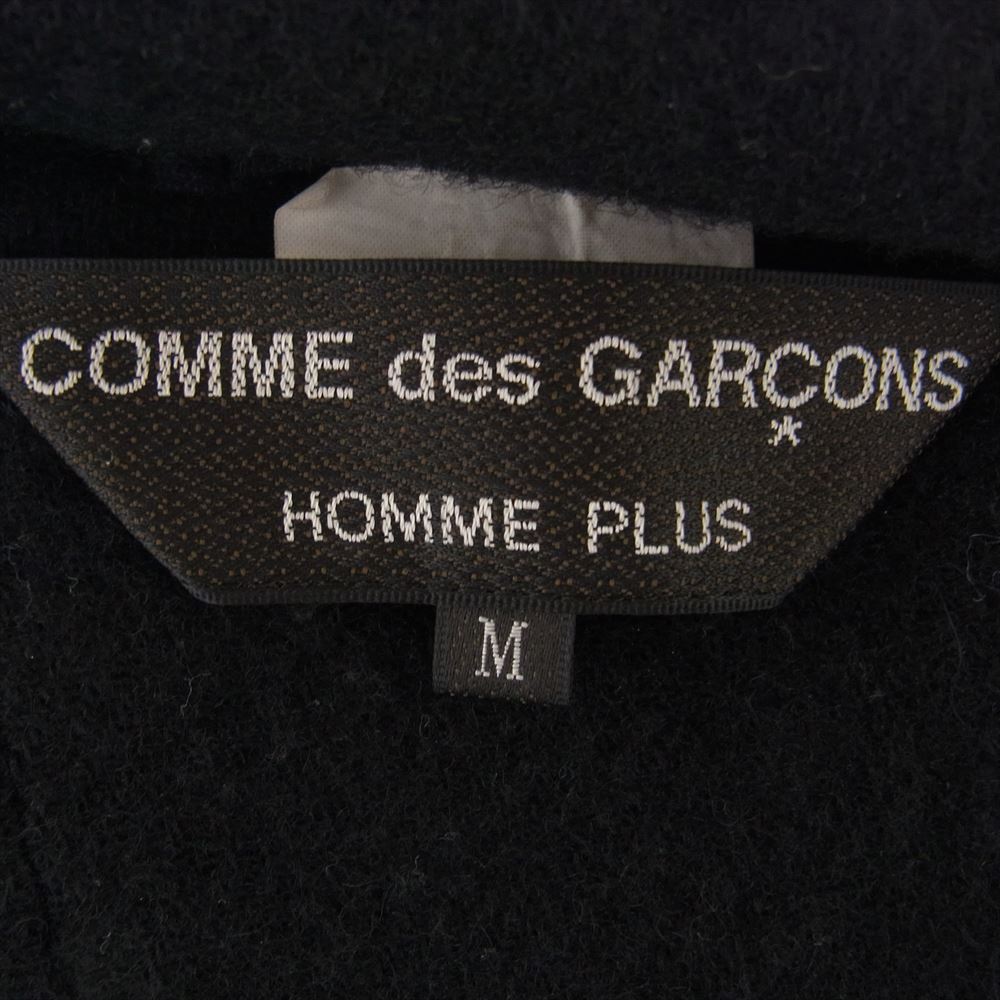 COMME des GARCONS HOMME PLUS コムデギャルソンオムプリュス 21AW PH-J037 INSIDE-OUT COAT ウール縮絨 インサイドアウト リバーシブル コート ブラック系 M【中古】