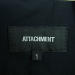 ATTACHMENT アタッチメント AP61-212 ストレッチ タフタ ジョガー パンツ 日本製 ブラック系 1【中古】