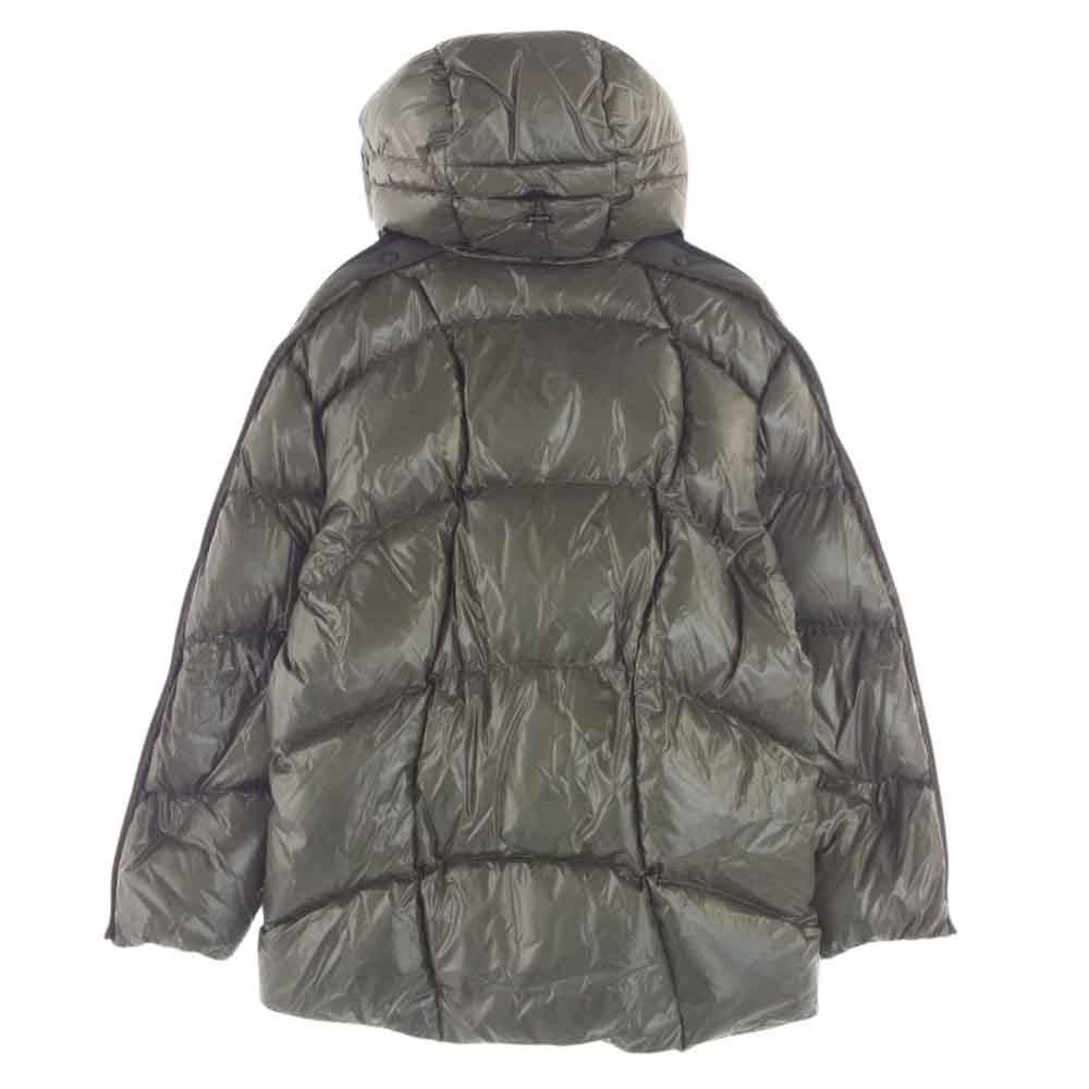 MONCLER モンクレール × ADIDAS ORIGINALS アディダス BEISER JACKET サイドライン ダウン ジャケット カーキ系 1【新古品】【未使用】【中古】