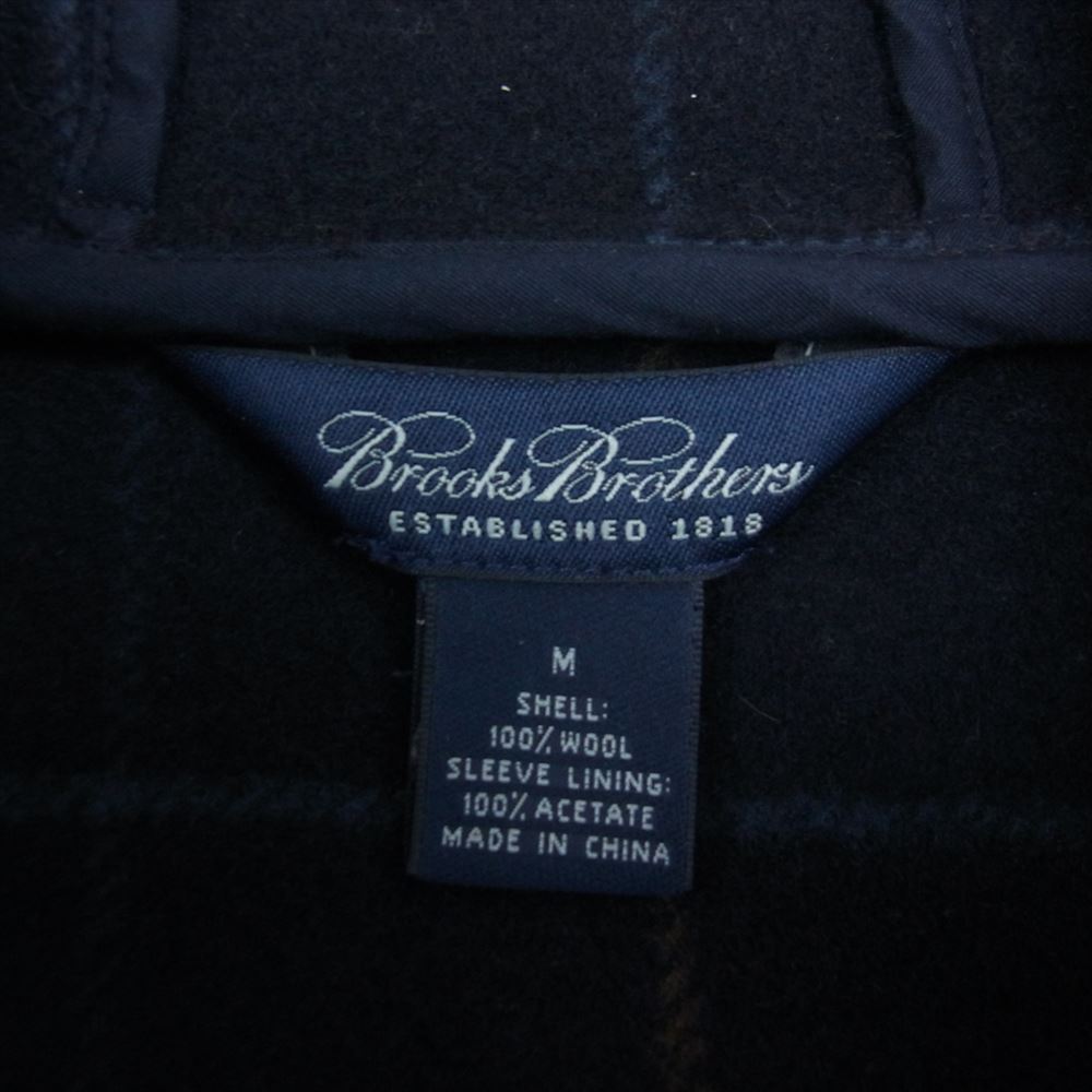 Brooks Brothers ブルックスブラザーズ ベルト式 メルトンウール ダッフル コート ネイビー系 M【中古】