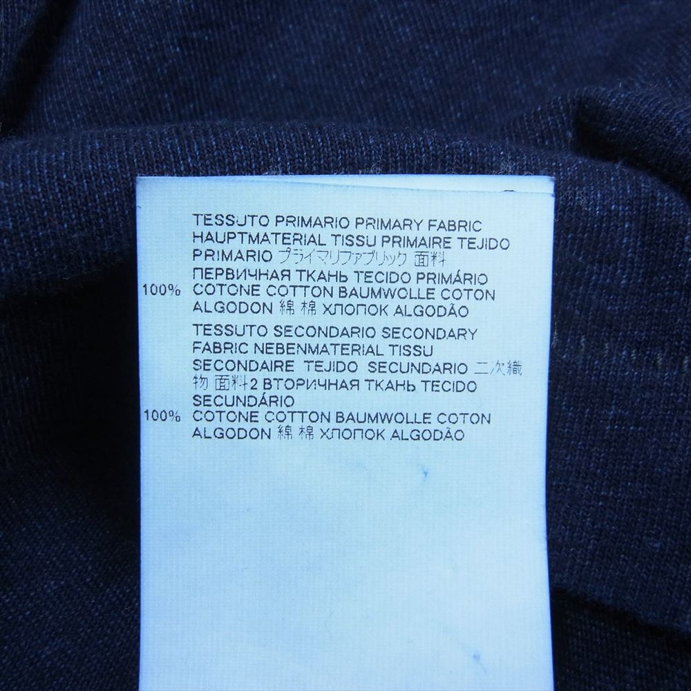 MAISON MARGIELA メゾンマルジェラ 21SS S50GC0648 23887 ラウンドネック 半袖 Tシャツ ネイビー系 46【中古】