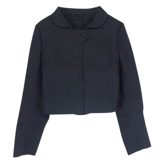 PRADA プラダ SPORT ジップアップ ショート ジャケット ブラック系 40【中古】