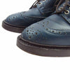 Tricker's トリッカーズ m5633 BOURTON バートン ウィングチップ ドレス シューズ レザー シューズ  ネイビー系 UK 8【中古】