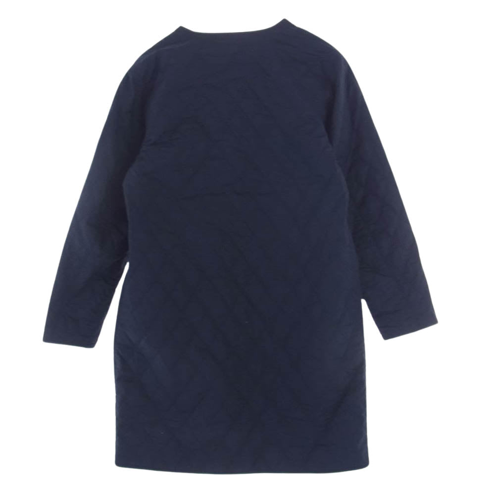 ORCIVAL オーシバル 17A-FA-001 ノーカラー キルティング ジャケット ネイビー系 １【中古】