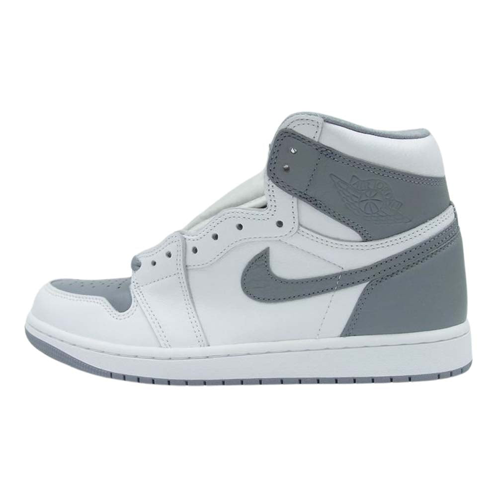 NIKE ナイキ 555088-037 Air Jordan 1 エアジョーダン High OG Stealth ハイ OG ステルス ハイカット スニーカー ホワイト系 グレー系 27.5cm【新古品】【未使用】【中古】