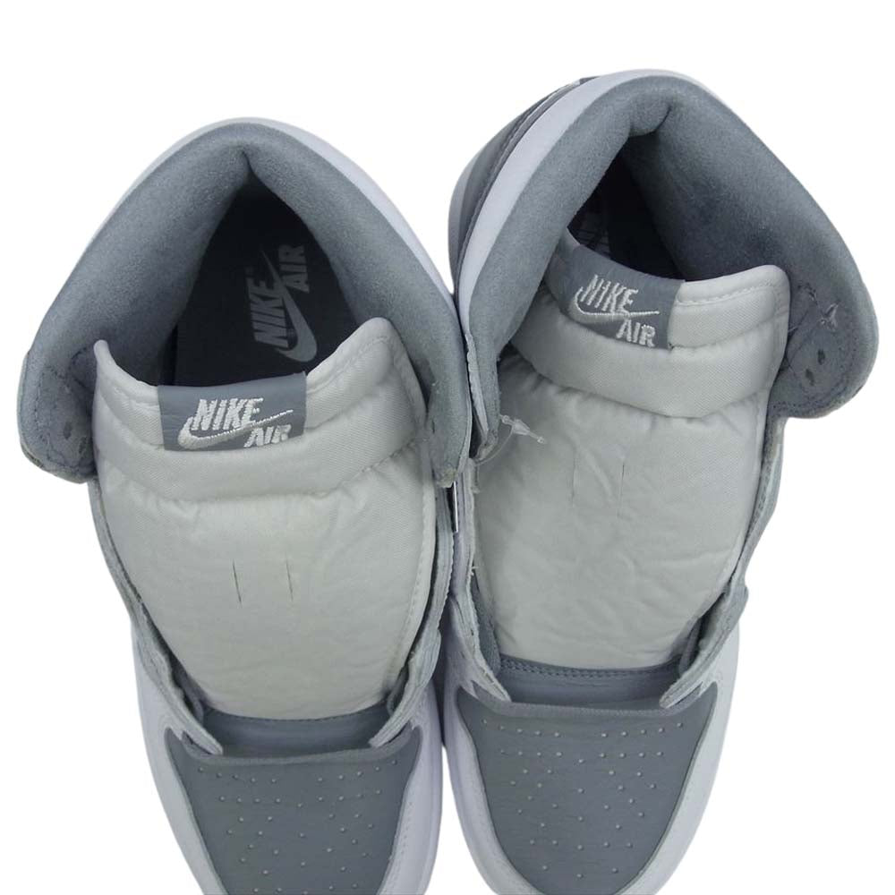 NIKE ナイキ 555088-037 Air Jordan 1 エアジョーダン High OG Stealth ハイ OG ステルス ハイカット スニーカー ホワイト系 グレー系 27.5cm【新古品】【未使用】【中古】