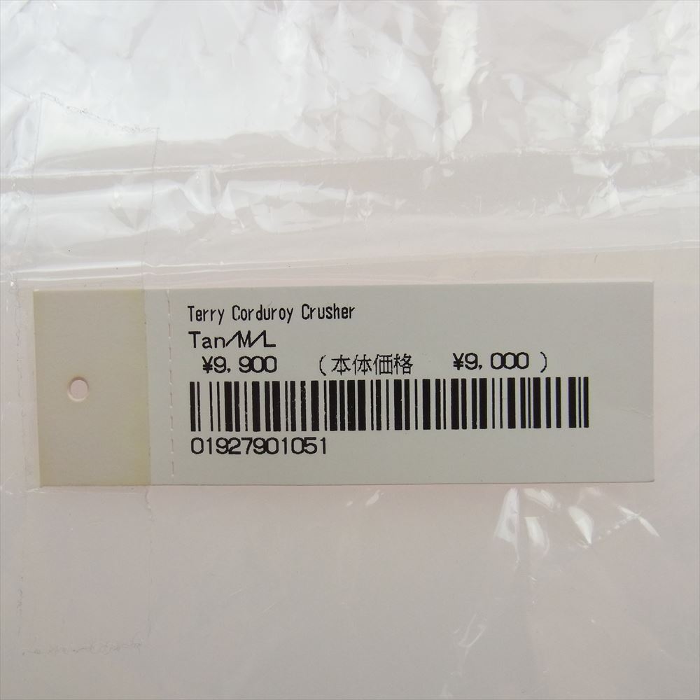 Supreme シュプリーム 21SS Terry Corduroy Crusher テリー コーデュロイ クラッシャー バケット ハット ライトブラウン系 M/L【美品】【中古】