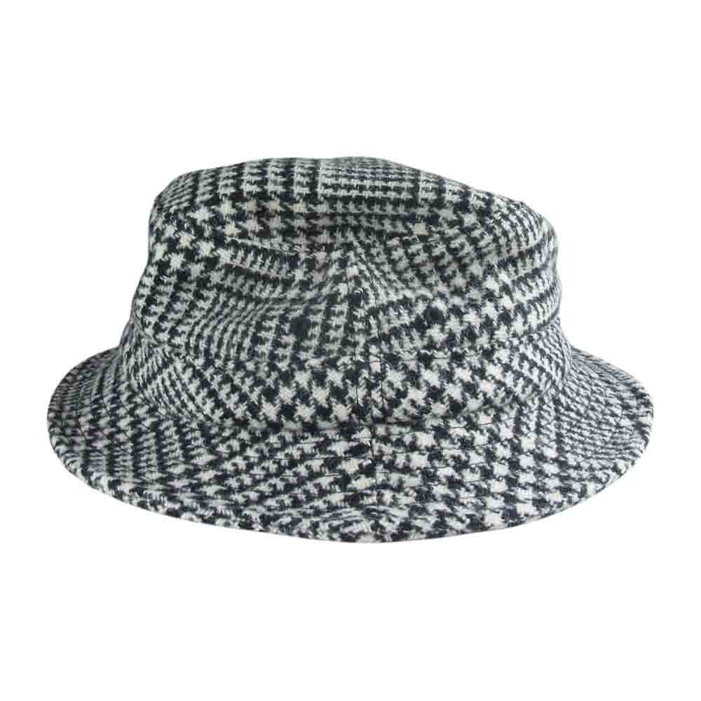 Supreme シュプリーム 21AW Harris Tweed Classic Logo Crusher ハリス ツイード クラシック ロゴ クラッシャー バケット ハット ブラック系 M/L【新古品】【未使用】【中古】