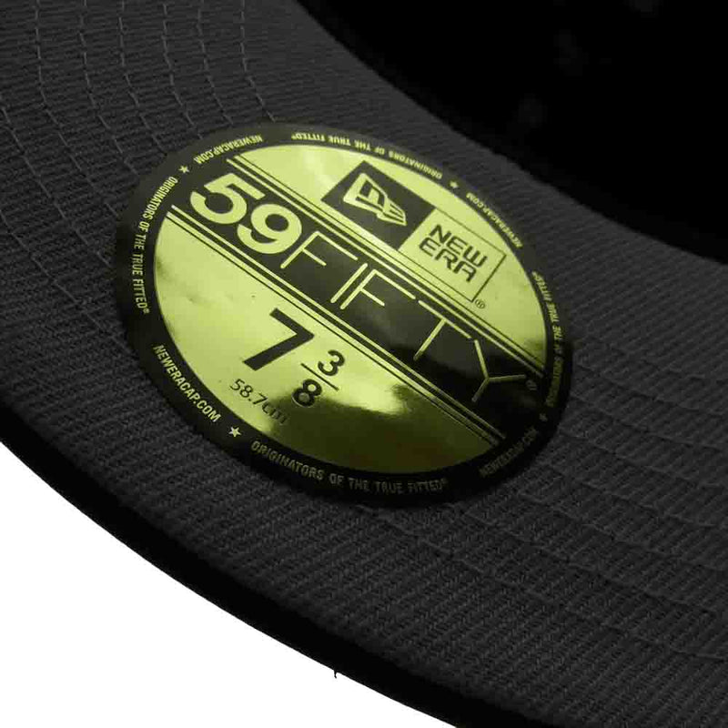 Supreme シュプリーム 22AW × New Era Leather Earflap Box Logo レザー イヤーフラップ ボックス ロゴ ニューエラ キャップ 帽子 ブラック系 7.375【中古】