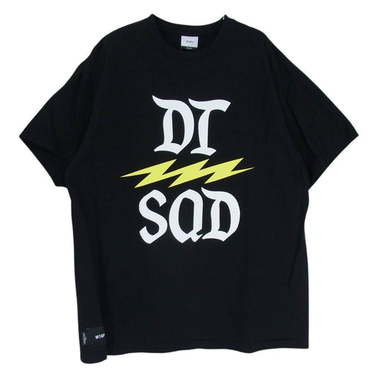 WTAPS ダブルタップス 23SS 231ATDT-STM05S DSQD SS Tee プリント 半袖 Tシャツ ブラック系 X02【中古】