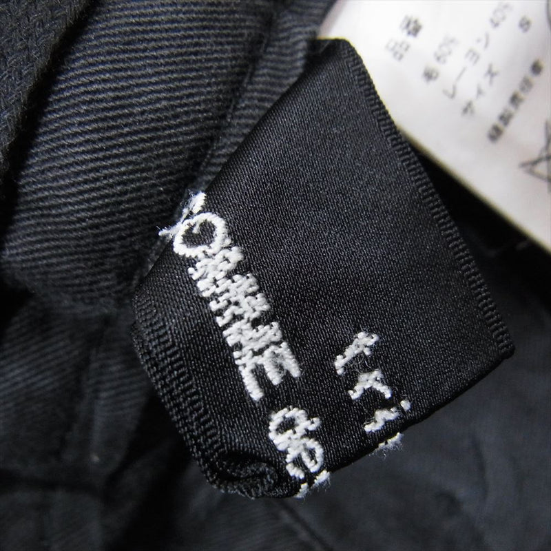 tricot COMME des GARCONS トリココムデギャルソン AD2007 TT-P001 ウール 6ポケット カーゴ ミリタリー パンツ ブラック系 S【中古】