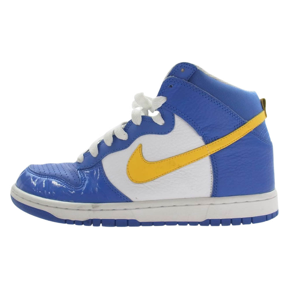 NIKE ナイキ 317982-471 Dunk High Varsity Royal/Varsity Maize White ダンク ハイ バーシティー ロイヤル スニーカー ブルー系 26.5cm【中古】