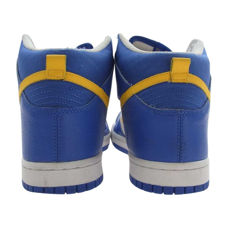 NIKE ナイキ 317982-471 Dunk High Varsity Royal/Varsity Maize White ダンク ハイ バーシティー ロイヤル スニーカー ブルー系 26.5cm【中古】