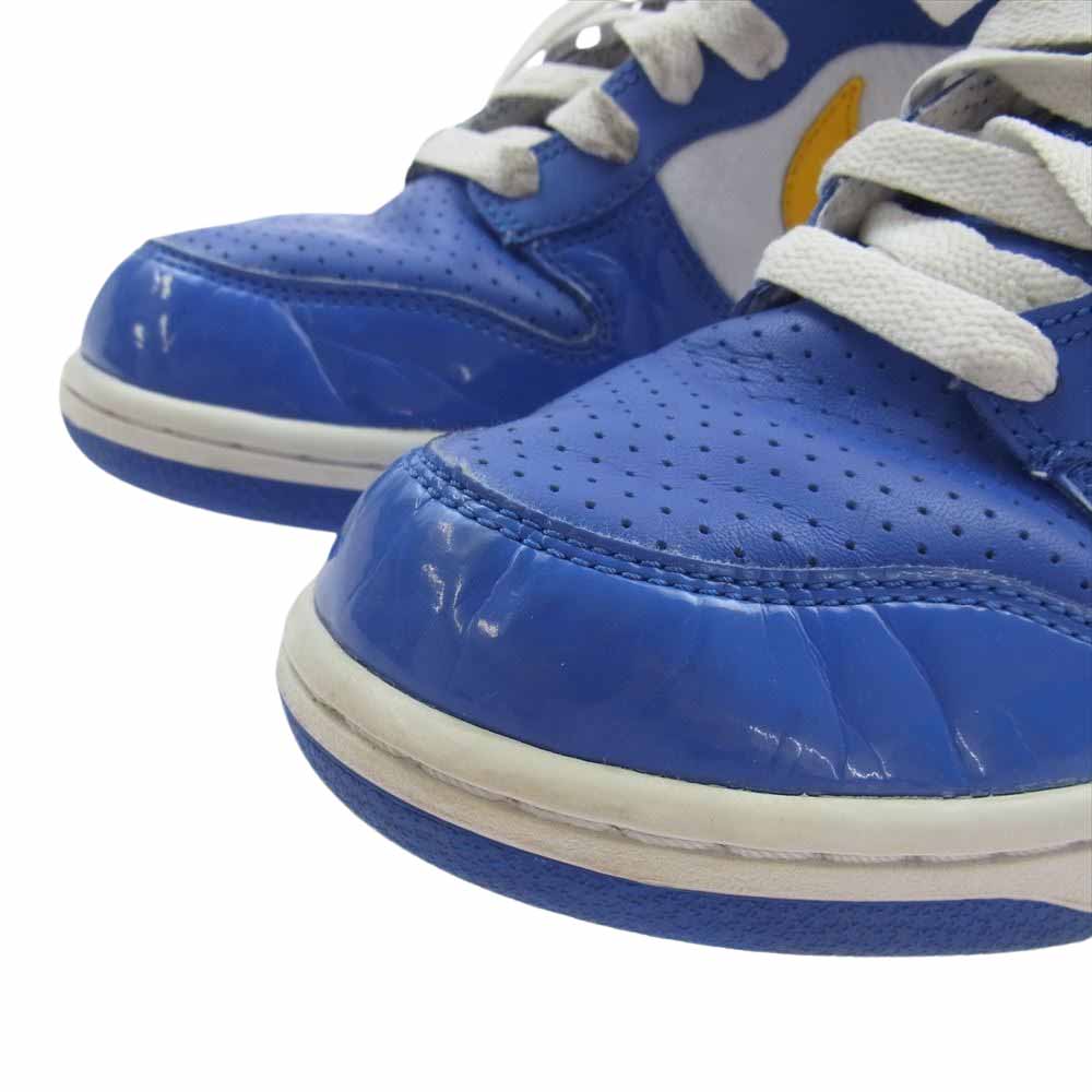 NIKE ナイキ 317982-471 Dunk High Varsity Royal/Varsity Maize White ダンク ハイ バーシティー ロイヤル スニーカー ブルー系 26.5cm【中古】