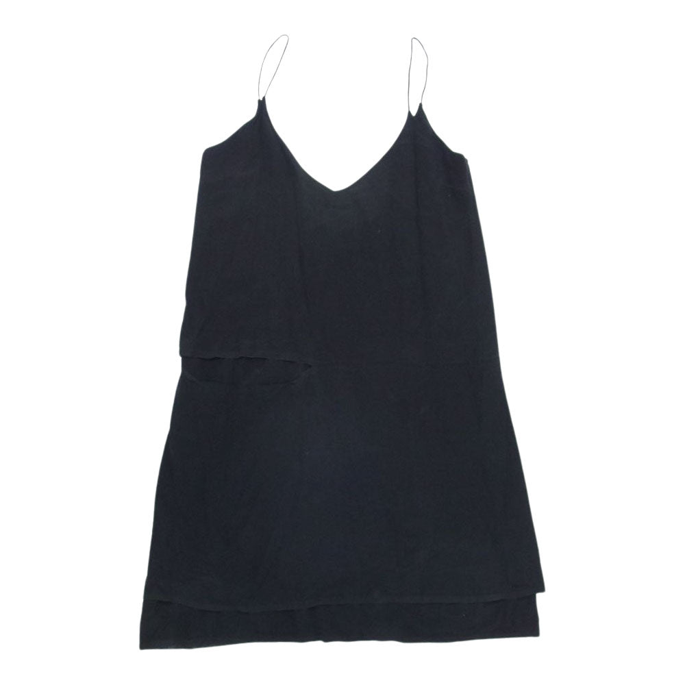 ACNE STUDIOS アクネストゥディオズ シルク オールインワン スカート ブラック系 36【中古】