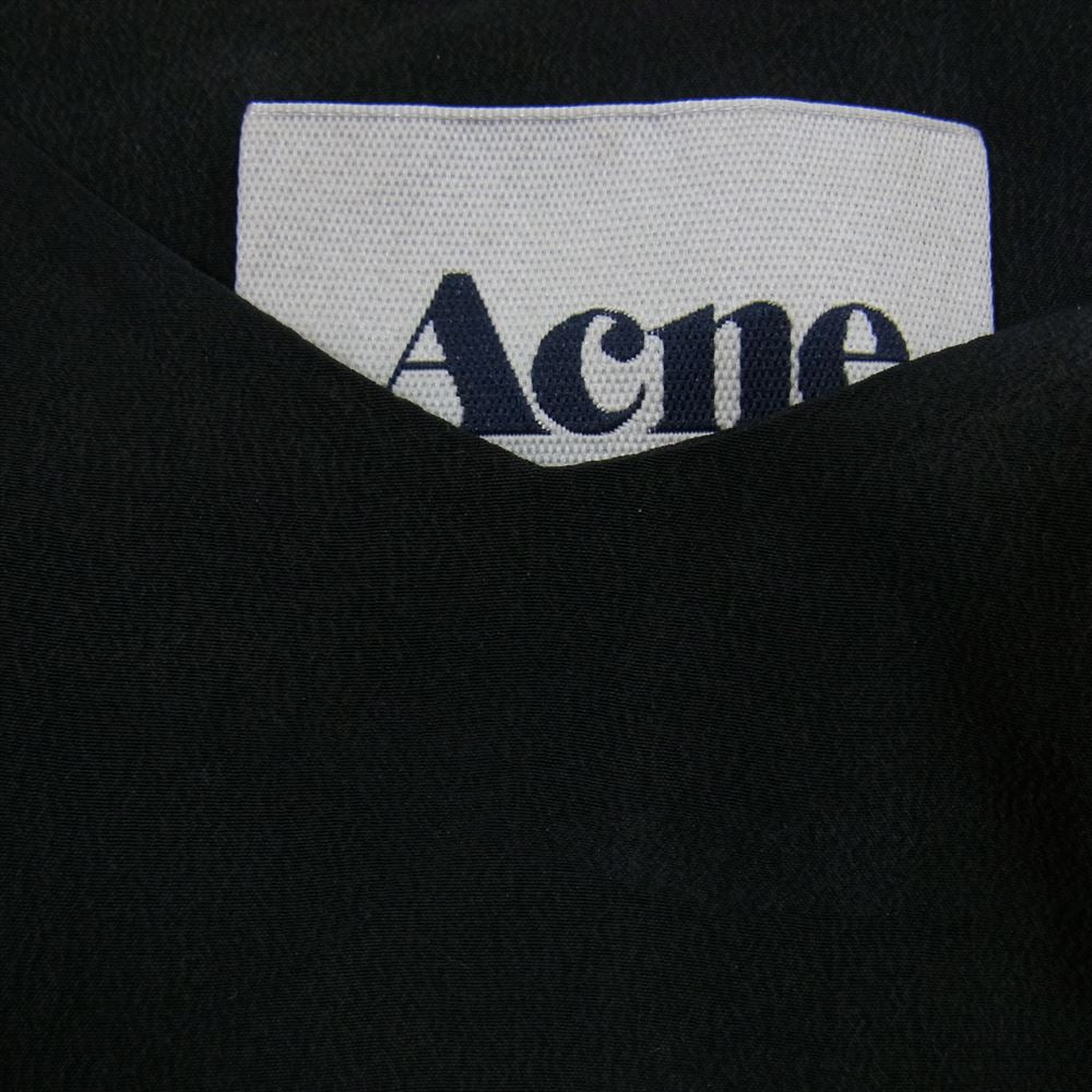 ACNE STUDIOS アクネストゥディオズ シルク オールインワン スカート ブラック系 36【中古】