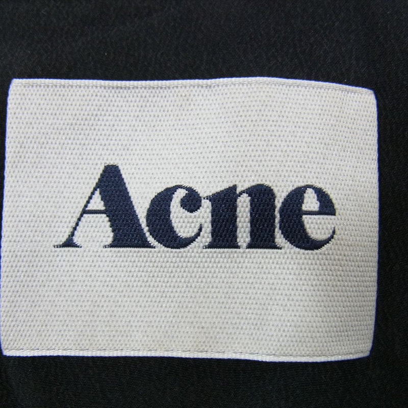 ACNE STUDIOS アクネストゥディオズ シルク オールインワン スカート ブラック系 36【中古】