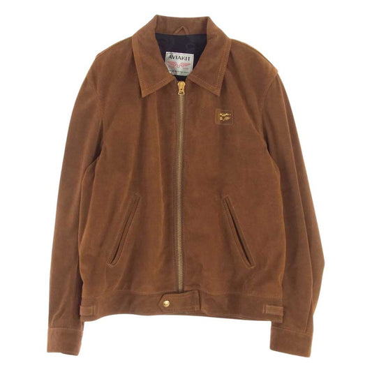 HYSTERIC GLAMOUR ヒステリックグラマー 23SS 02231LB02 Lewis Leathers ルイスレザー #60 CORSAIR コルセア 裏地SNAKE LOOP カウスエード レザー シングル ライダース ジャケット ブラウン系 XL【美品】【中古】