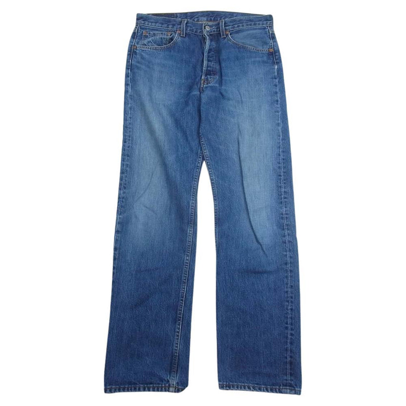 Levi's リーバイス 2002年 1月製 00s 501 ボタンフライ デニム パンツ インディゴブルー系 W32【中古】