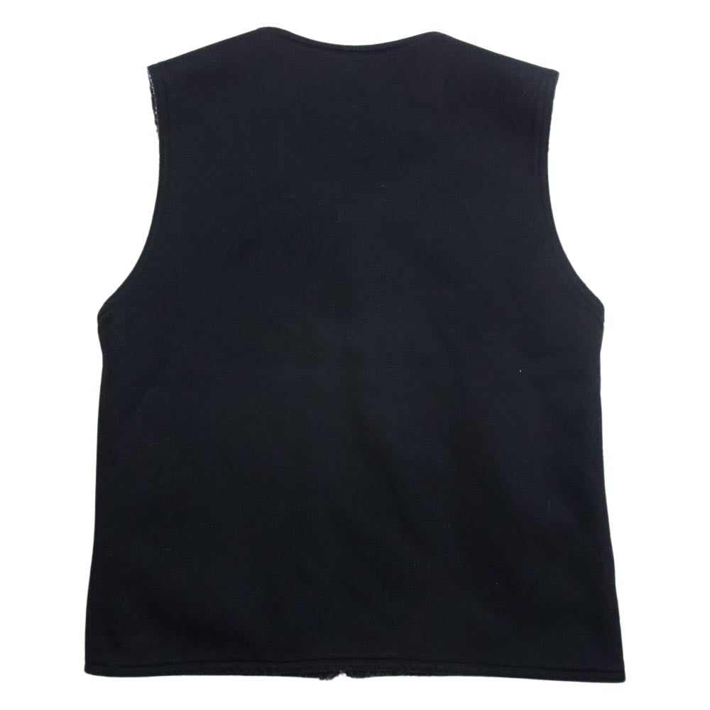 CRIMIE クライミー コットン ダック フリース リバーシブル ベスト  ブラック系 M【中古】