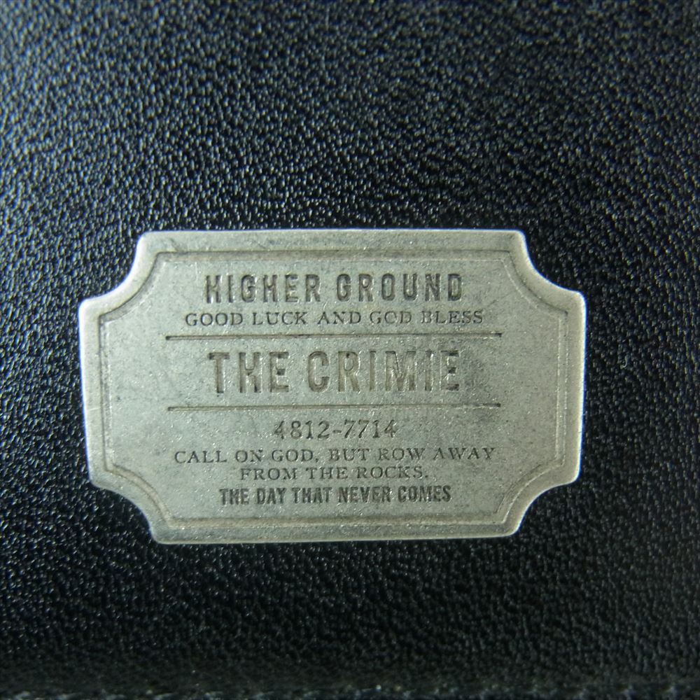 CRIMIE クライミー 財布 レザー ロング ウォレット 長財布 日本製 ブラック系【中古】
