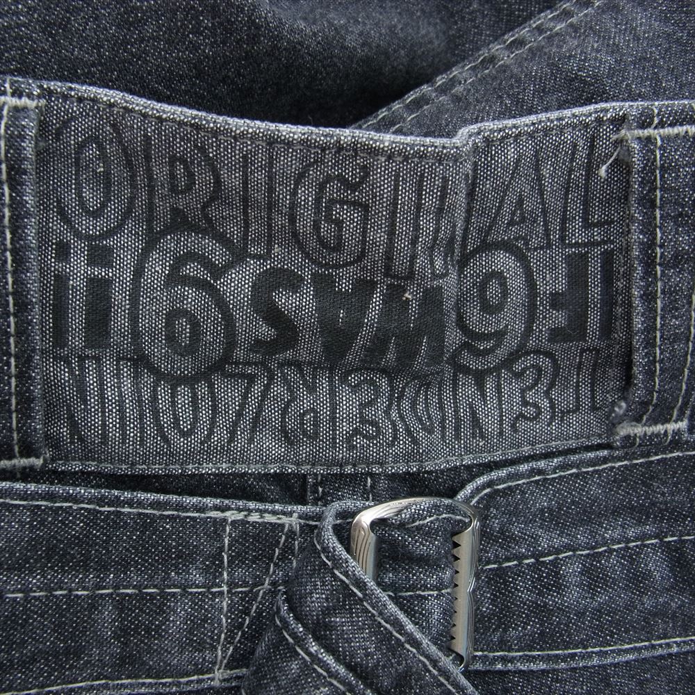 TENDERLOIN テンダーロイン 22SS DENIM TROUSERS WASH デニム トラウザーズ ウォッシュ パンツ グレー系 SMALL【中古】