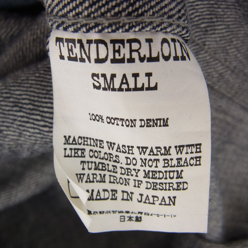 TENDERLOIN テンダーロイン 22SS DENIM JKT INDIGO デニム ジャケット インディゴブルー系 SMALL【中古】