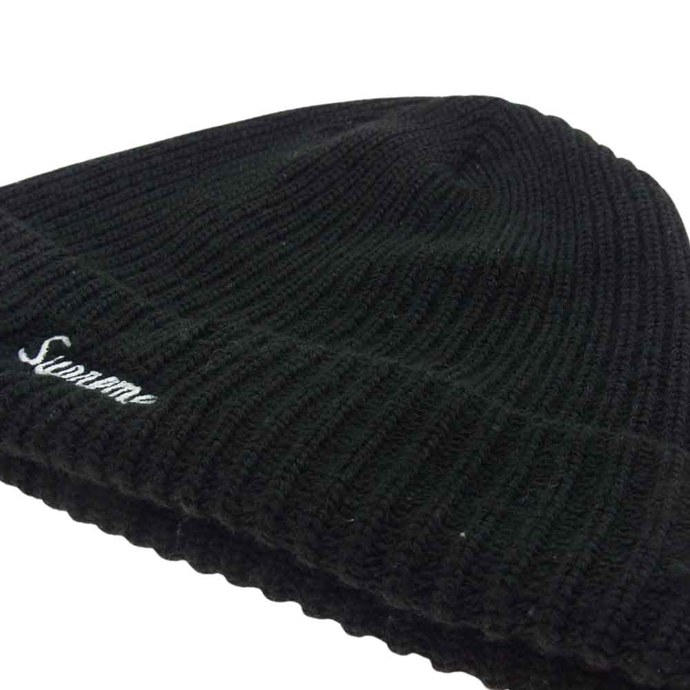 Supreme シュプリーム  21AW  Loose Gauge Beanie ルーズ ゲージ ビーニー ニット キャップ ブラック系【中古】