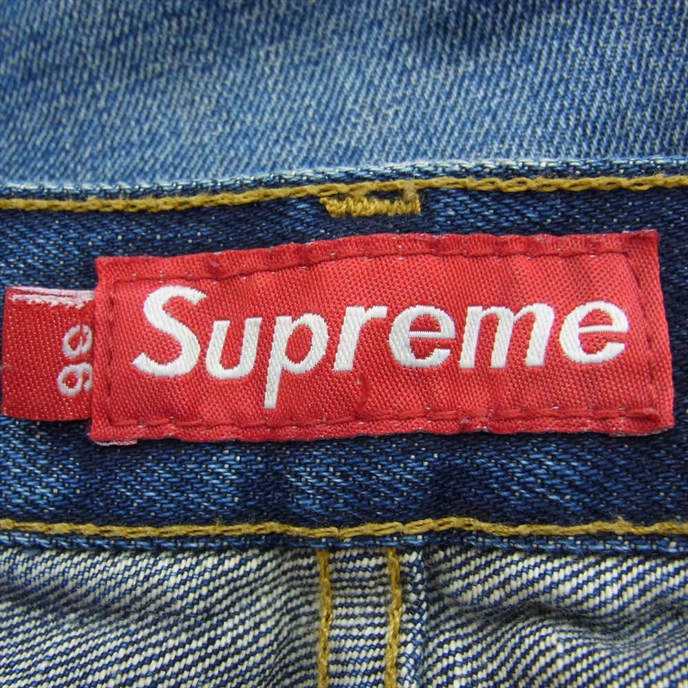Supreme シュプリーム Trousers Denim ボタンフライ デニム パンツ ジーンズ W36 インディゴブルー系 36【中古】