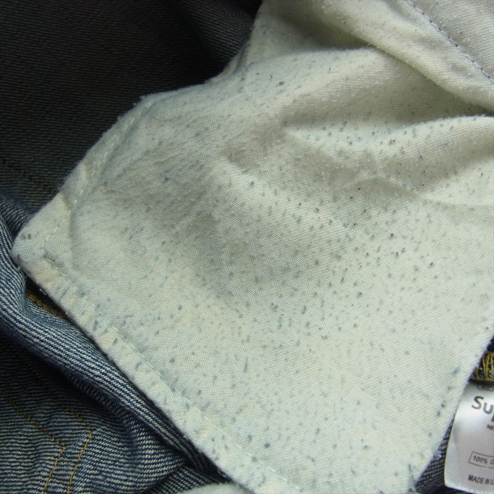 Supreme シュプリーム Trousers Denim ボタンフライ デニム パンツ ジーンズ W36 インディゴブルー系 36【中古】