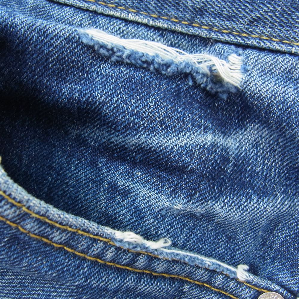 Supreme シュプリーム Trousers Denim ボタンフライ デニム パンツ ジーンズ W36 インディゴブルー系 36【中古】