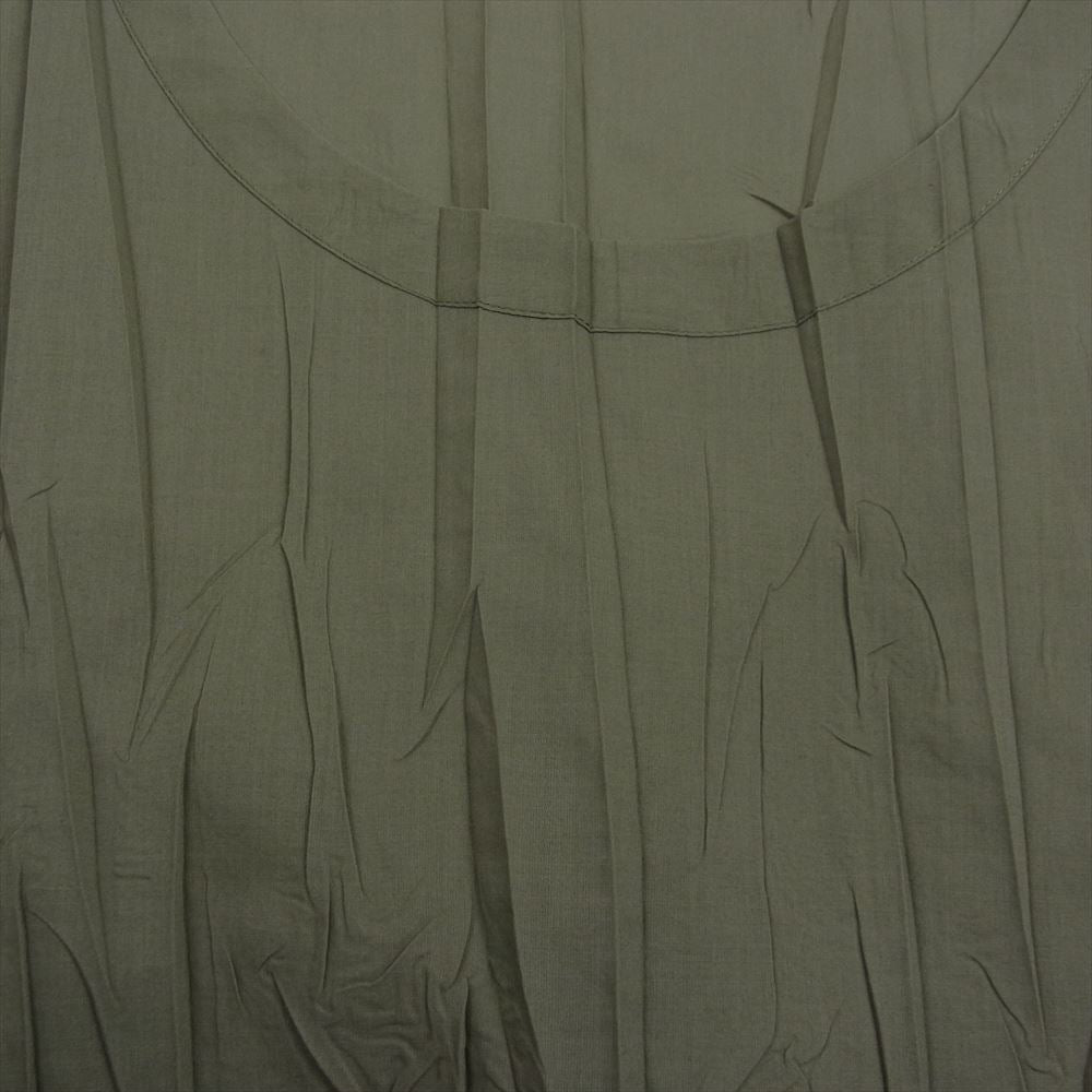 PLEATS PLEASE プリーツプリーズ イッセイミヤケ PP93-PH975 シワ加工 ノースリーブ ワンピース カーキ系 4【中古】