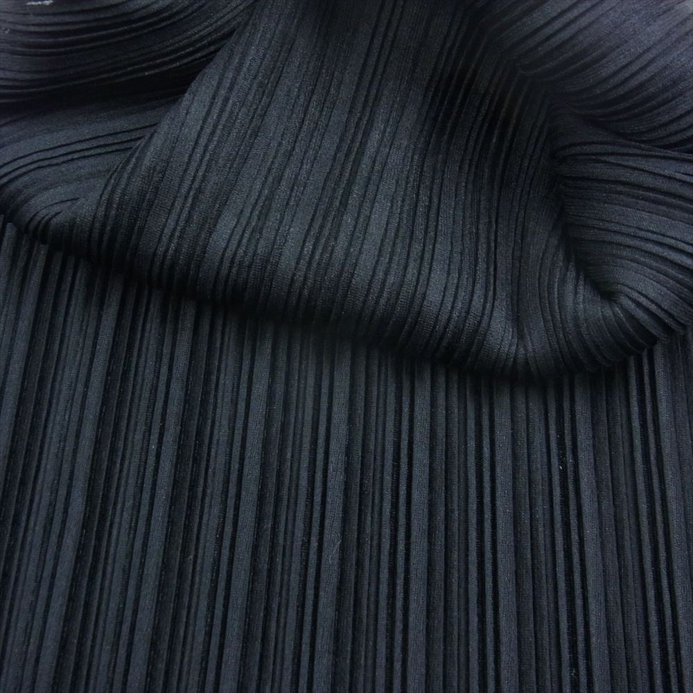 PLEATS PLEASE プリーツプリーズ イッセイミヤケ PP11-FK304 プリーツ加工 タートルネック ドルマンスリーブ カットソー ブラック系 3【中古】