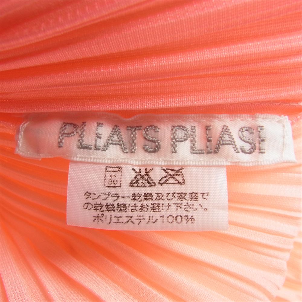 PLEATS PLEASE プリーツプリーズ イッセイミヤケ PP06-JH520 00s 2000 Vintage プリーツ加工 パフェ デザート プリント ノースリーブ ロング ワンピース  ピンク系 表記サイズ無【中古】