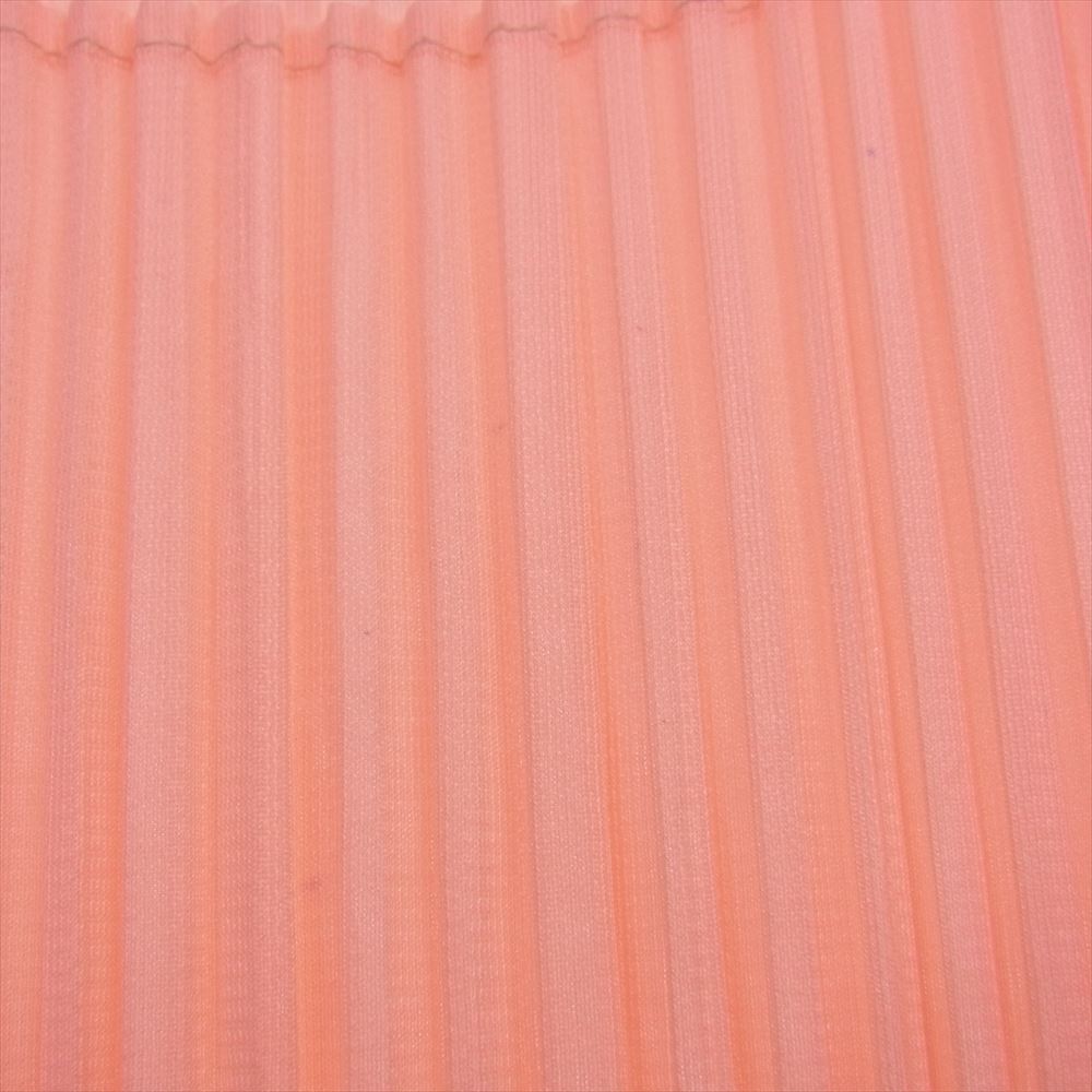 PLEATS PLEASE プリーツプリーズ イッセイミヤケ PP06-JH520 00s 2000 Vintage プリーツ加工 パフェ デザート プリント ノースリーブ ロング ワンピース  ピンク系 表記サイズ無【中古】